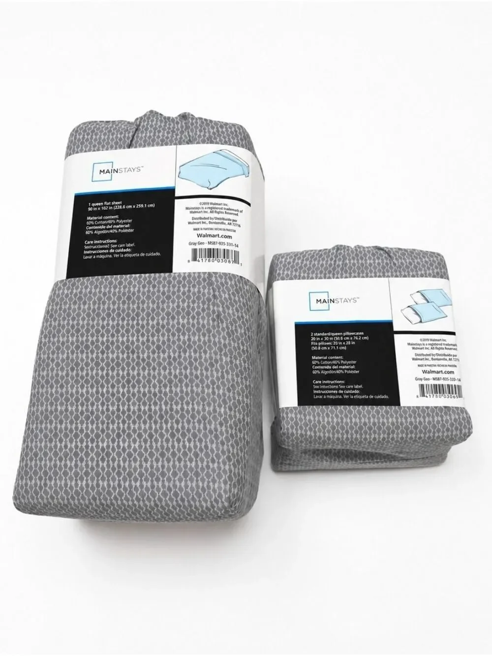 Mainstays thread pillowcases